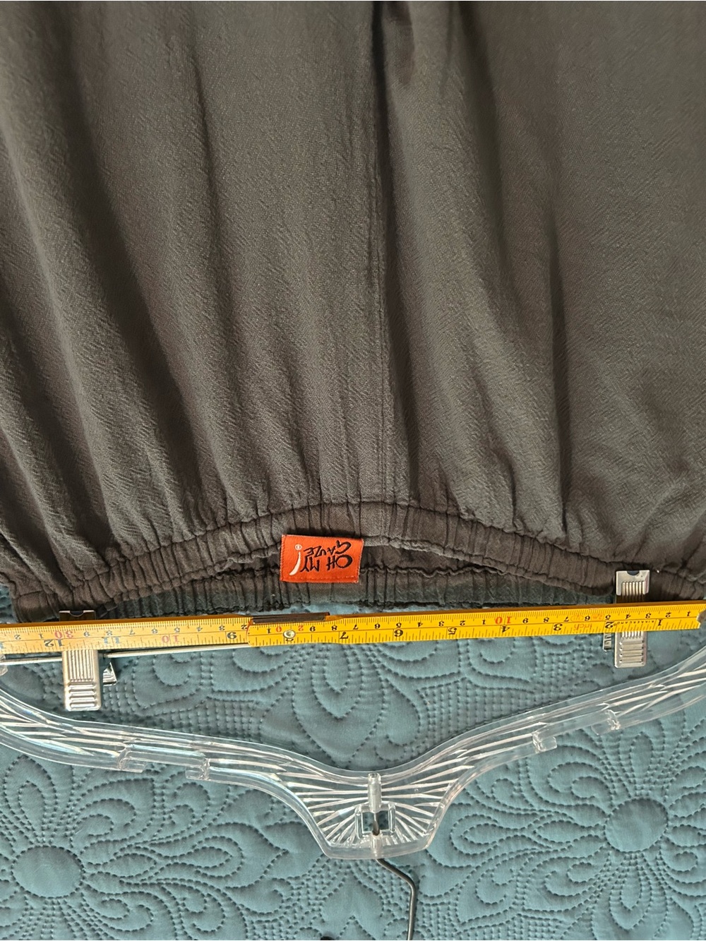 Oh My Gauze Grey  Pull-On Capri Pants - Picture 5 of 6